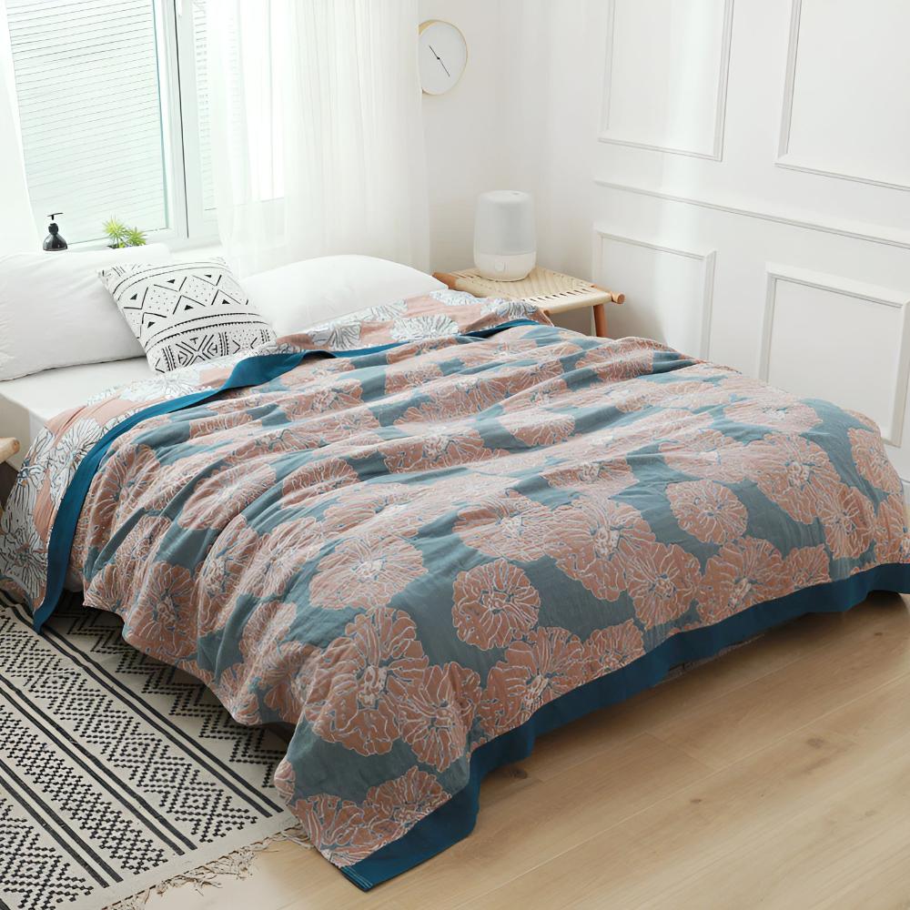 Floral Soft Cozy Throw Blanket - Luxicro