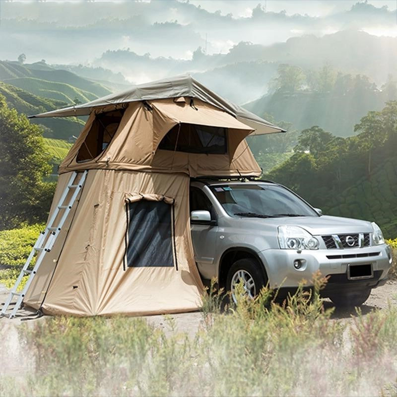 Large Car Roof Top Camping Tent with Ladder Kit - Luxicro