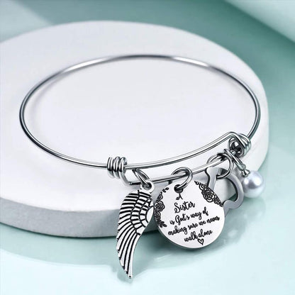 Best Friend Sister Heart Bracelet