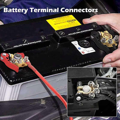 Heavy Duty Auto Battery Clamp Connectors - Luxicro