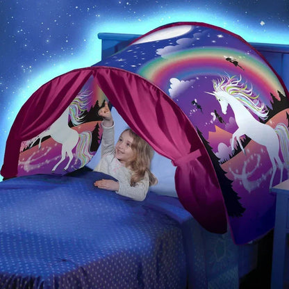 Colorful Children's Play Bed Canopy - Luxicro