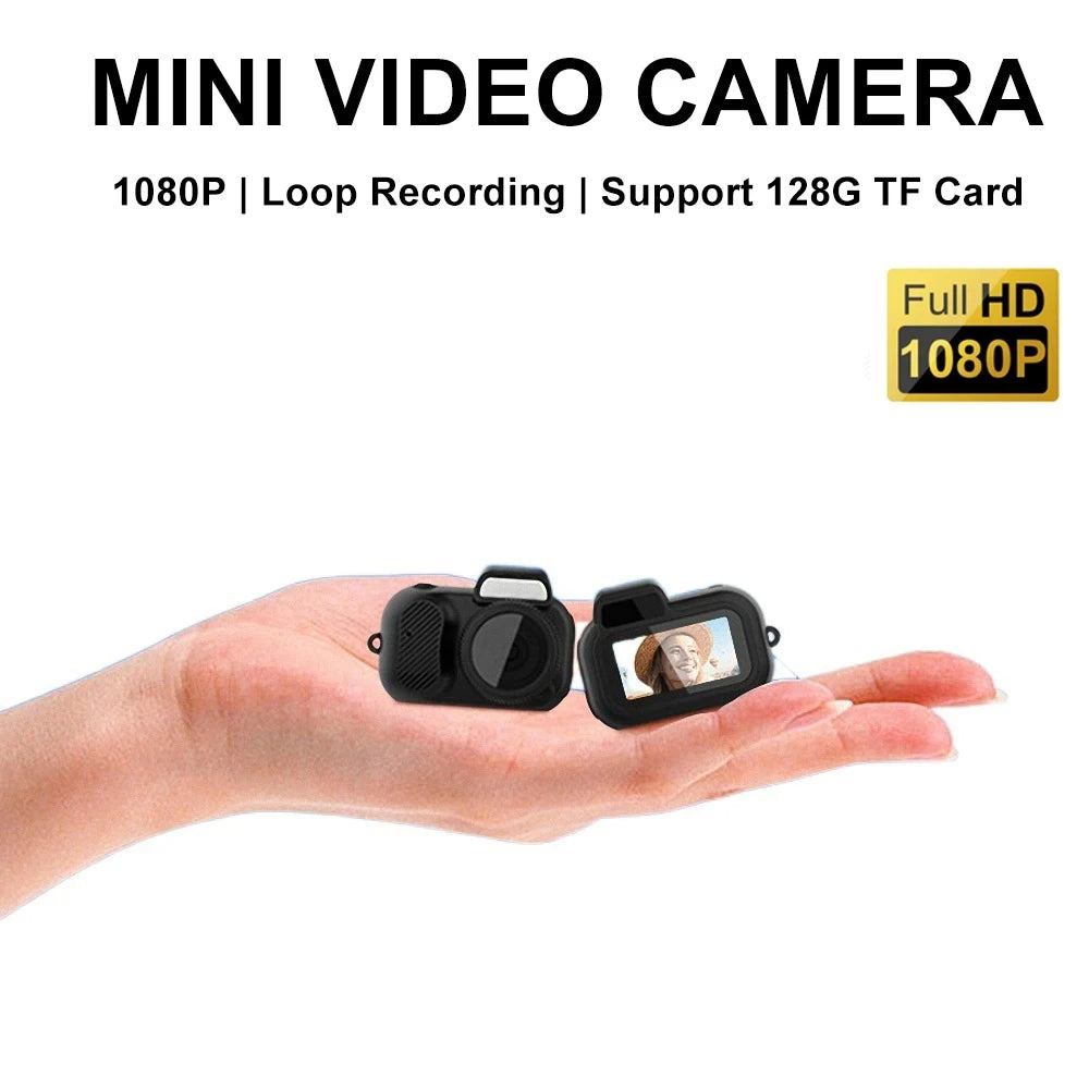 Compact Travel Video Camera 1080P HD