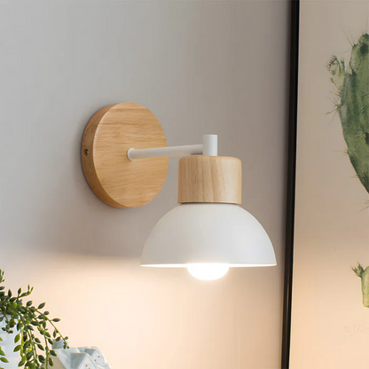 Country Style Wood Wall Lamp
