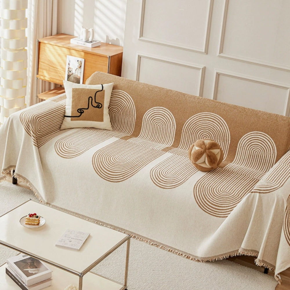 Plush Chenille Couch Slipcover