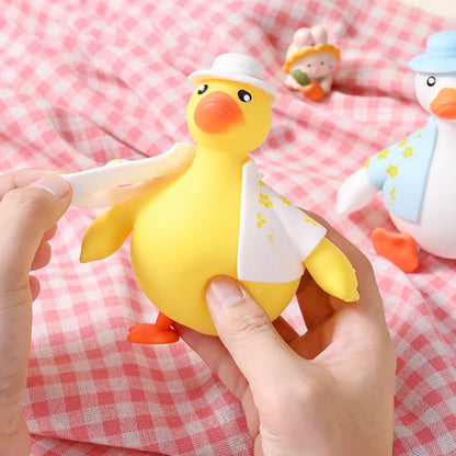 Comical Quacking Rubber Duck Stress Ball
