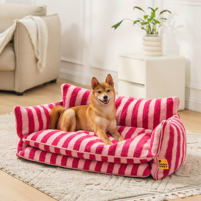 Comfy Plush Pet Double Layer Dog Cat Bed - Luxicro