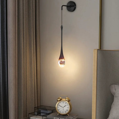 Stylish Glass Pendant Wall Light