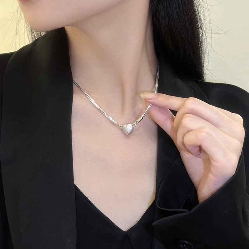 Lovely Heart Magnetic Necklace Pendant - Luxicro