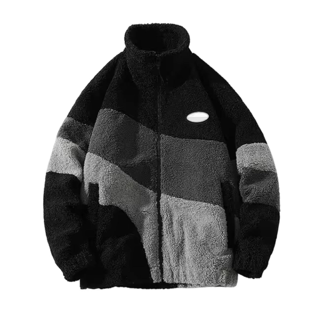Cozy Mens Fleece Bomber Winter Jacket