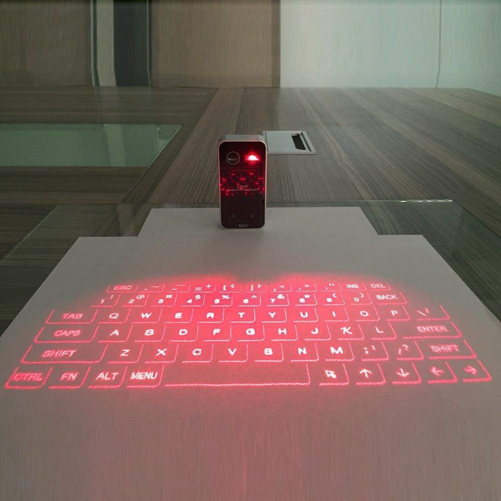 Wireless Virtual Computer Keyboard - Luxicro