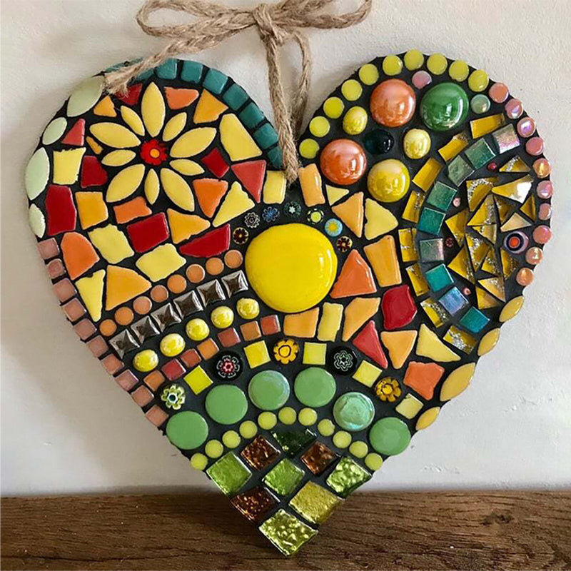 Colorful Heart Garden Decoration
