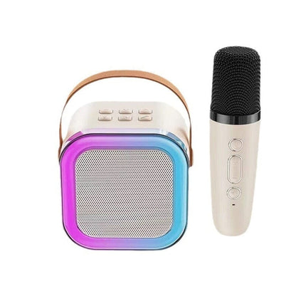 Portable Kid Friendly Karaoke System with Microphone