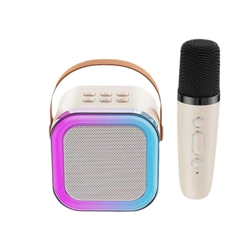 Compact Karaoke System With Bluetooth Mics - Luxicro