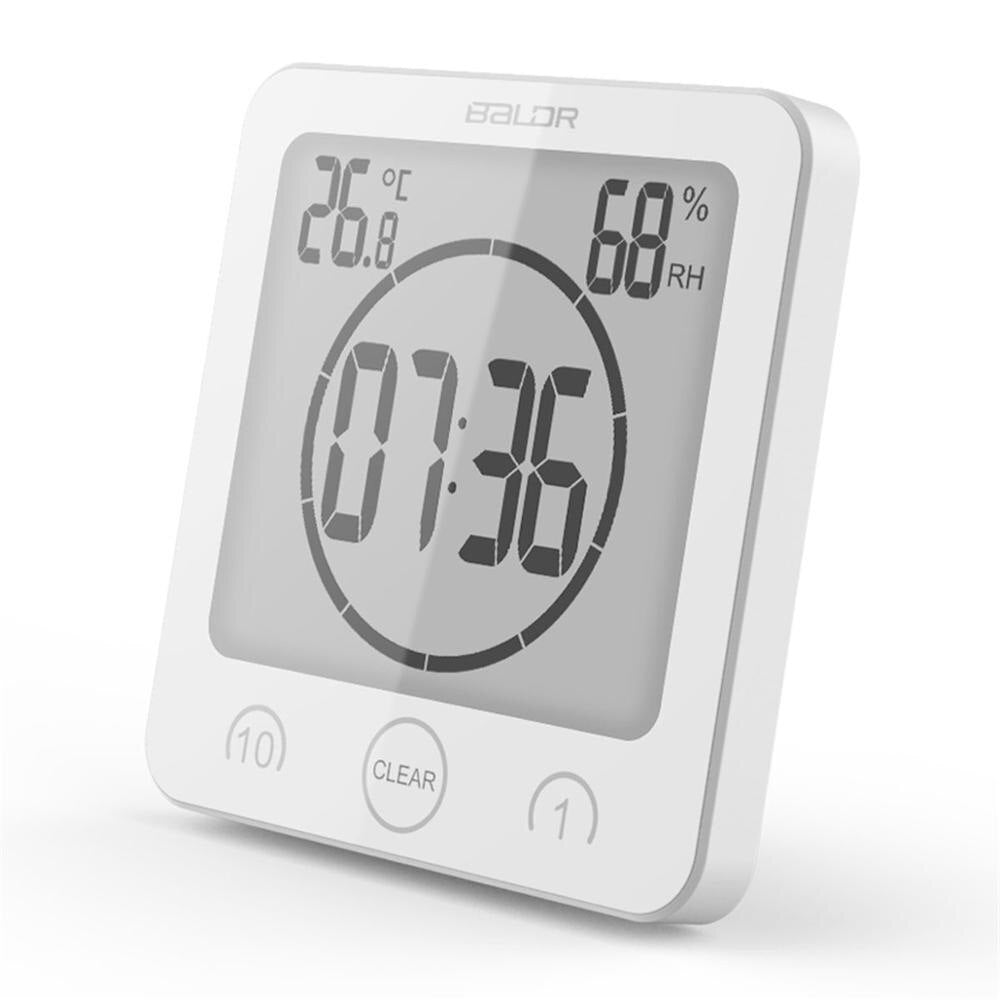 Waterproof Digital Shower Radio Clock