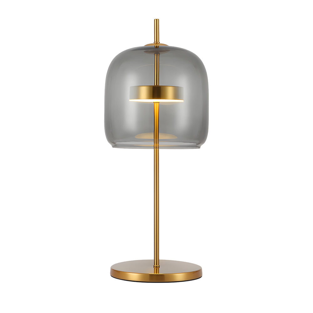 Warm Glow Glass Desk Lamp for Cozy Home Decor