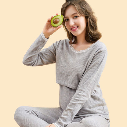 Cozy Maternity Night Dress for Lounging