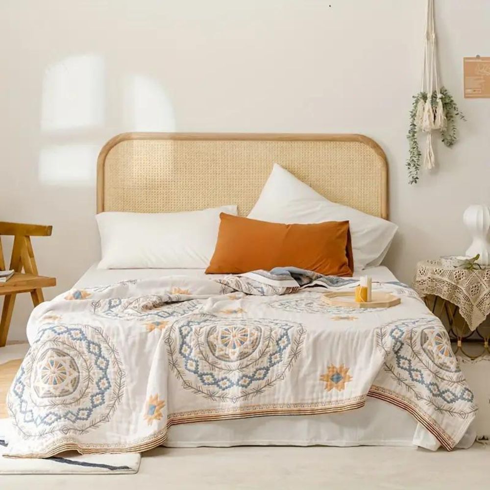 Colorful Tribal Pattern Throw Blanket Cozy Home Decor - Luxicro