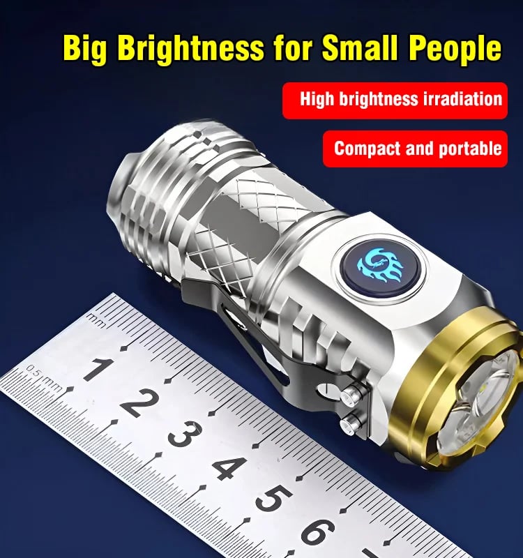 Small 3 LED Ultra Bright Pocket Flashlight
