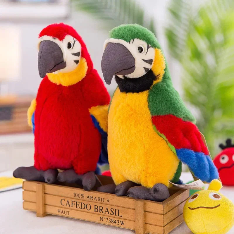 Colorful Soft Parrot Stuffed Animal Friend