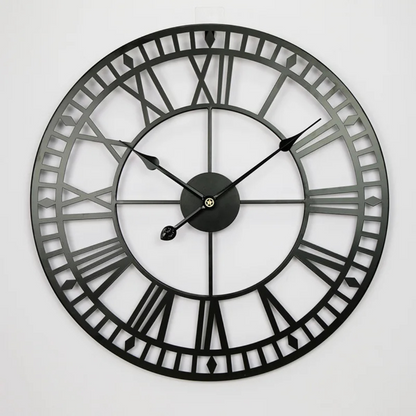 Classic Round Wall Clock For Living Room - Luxicro