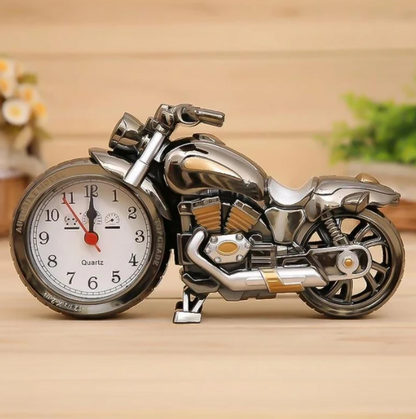 Retro Motorcycle Desk Clock - Luxicro