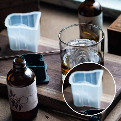 Colorful Dog Shaped Ice Cube Tray