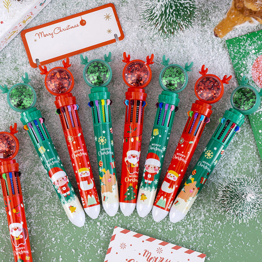 Bright Festive Sparkle Pens Set - Luxicro