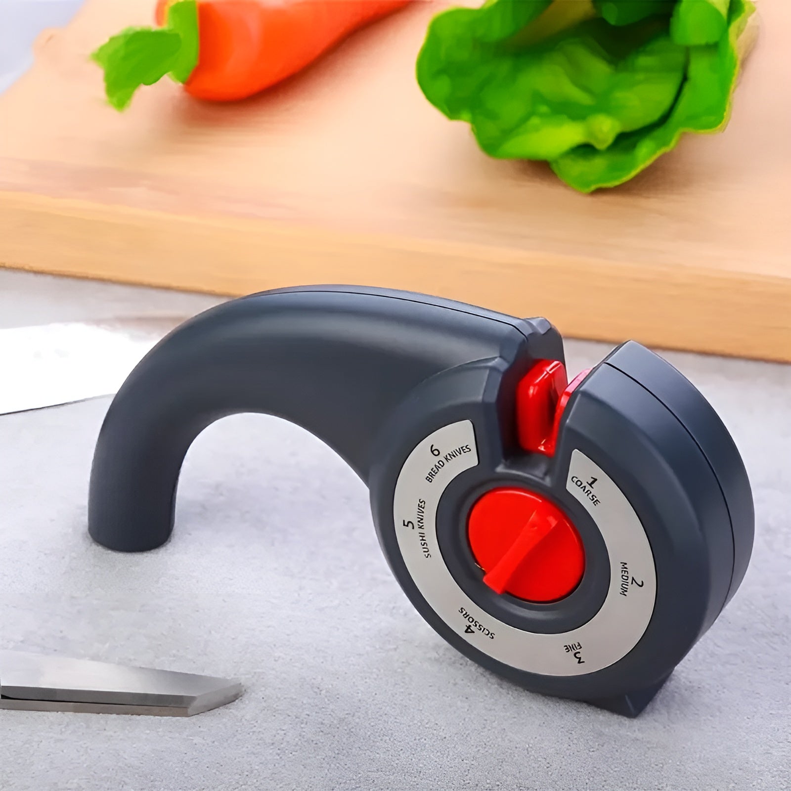 Premium 6-in-1 Pocket Multi Tool Sharpener - Luxicro