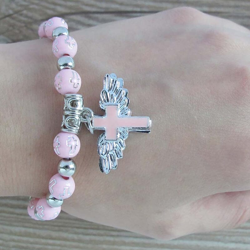 Fashionable Cross Chain Cuff Bracelet
