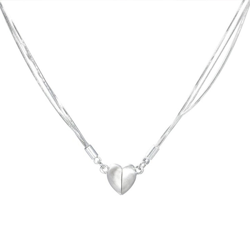 Lovely Heart Magnetic Necklace Pendant