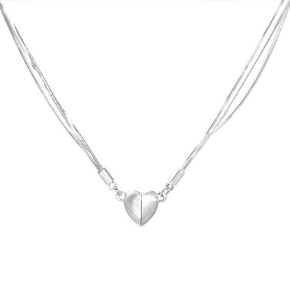 Lovely Heart Magnetic Necklace Pendant