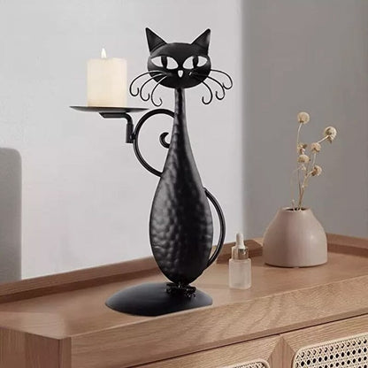 Cute Cat Candle Holder