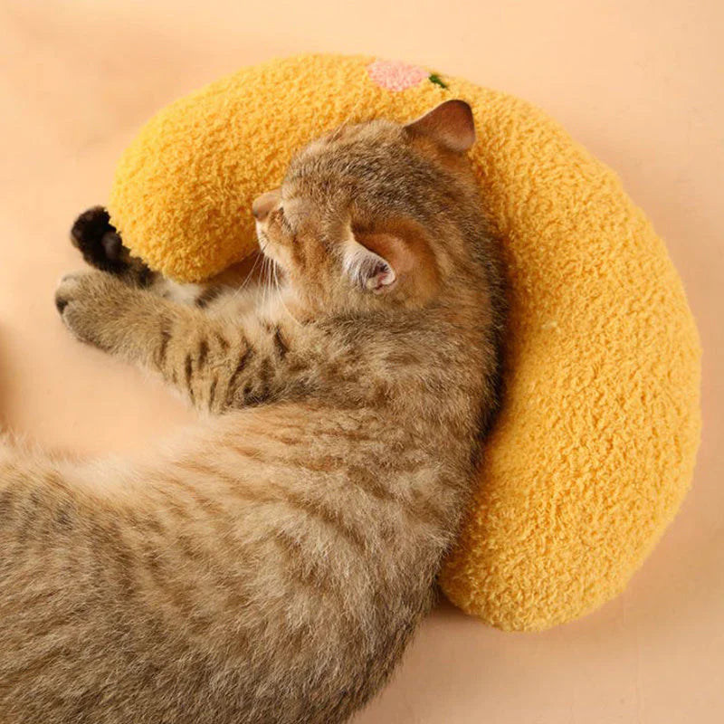 Adorable Plush Cat Pillow