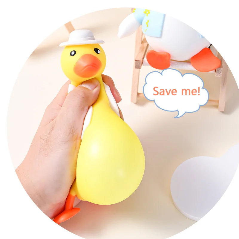 Comical Quacking Rubber Duck Stress Ball