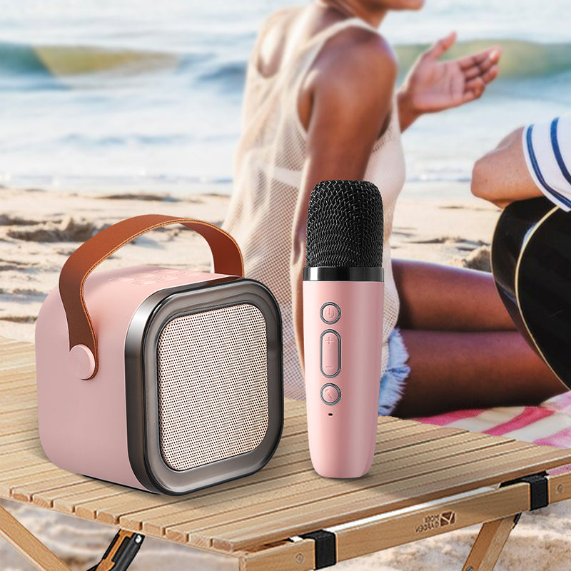 Portable Wireless Karaoke Machine with Microphones