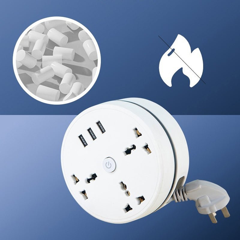 Compact Universal Power Adapter Plug