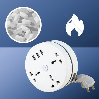 Compact Universal Power Adapter Plug