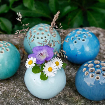 Unique Handmade Perforated Vase Table Decor