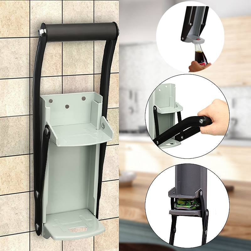 Strong Steel Can Crusher Recycling Tool - Luxicro