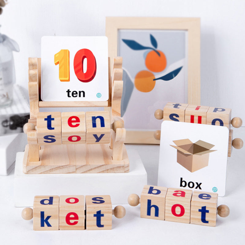 Wooden Book Display Blocks - Luxicro