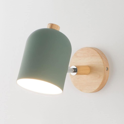 Rustic Wood Wall Light – Classic Sconce for Home Decor