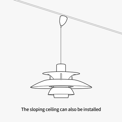 Contemporary Tiered Pendant Light Fixture