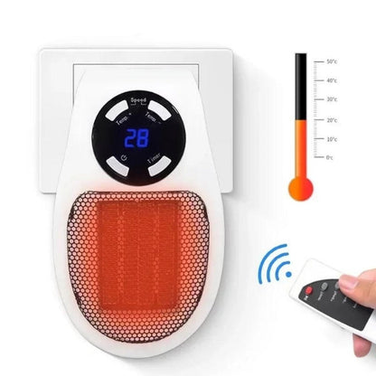 Compact Portable Space Heater 500W Fast Warmth