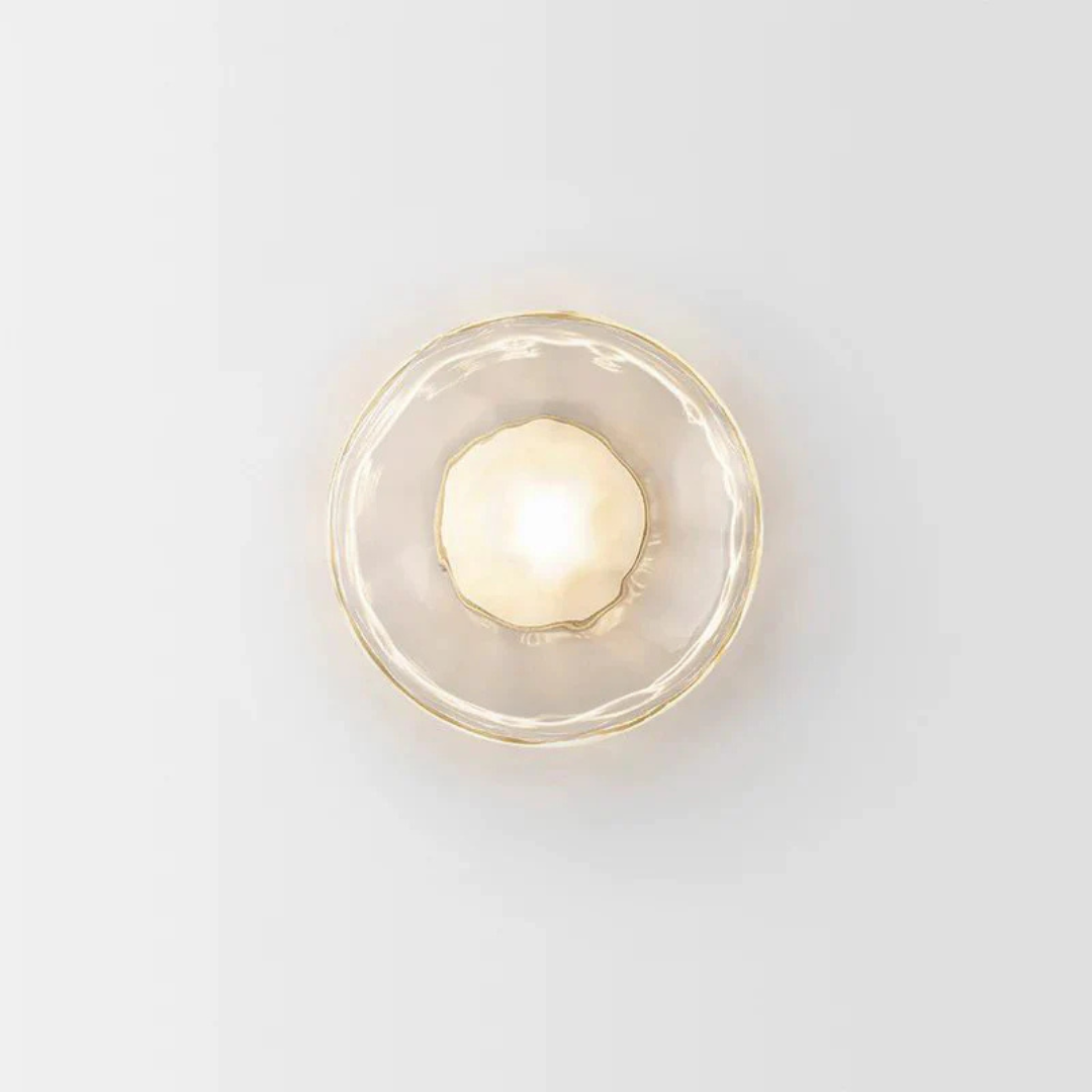 Stylish Clear Glass Wall Lamp - Luxicro