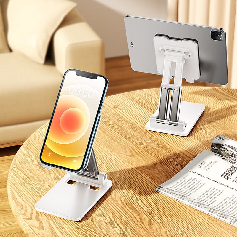Portable White Phone Stand Holder