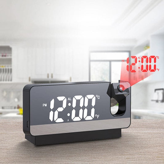Big LED Clock Radio with Adjustable Brightness - Luxicro