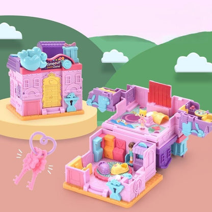 Small Adorable Doll House with Play Areas