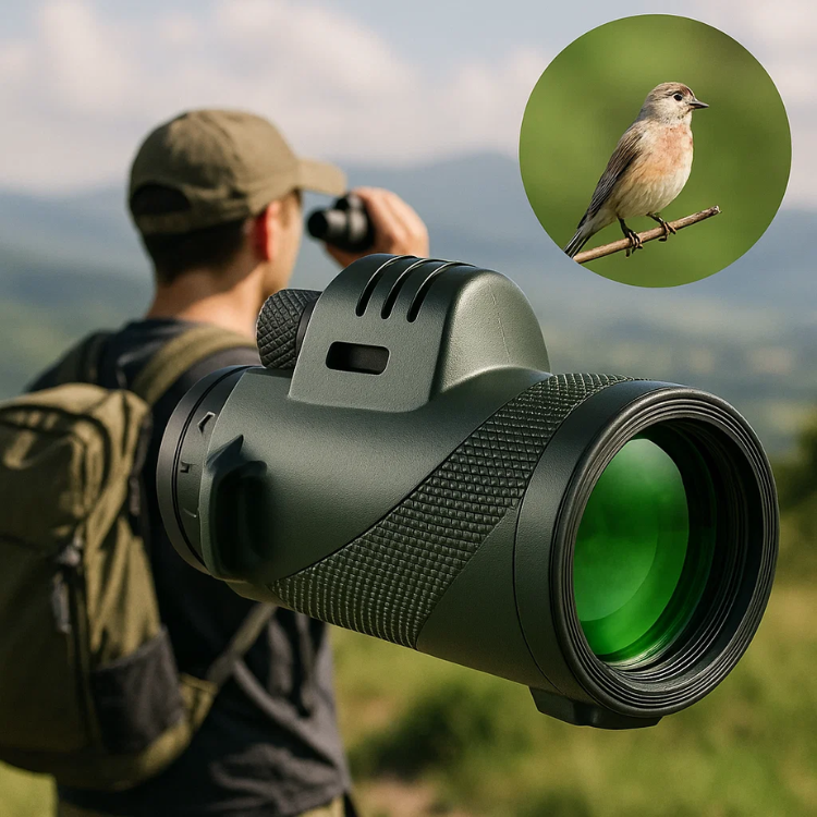 High Power 600x Zoom Monocular For Outdoor Hiking - Luxicro