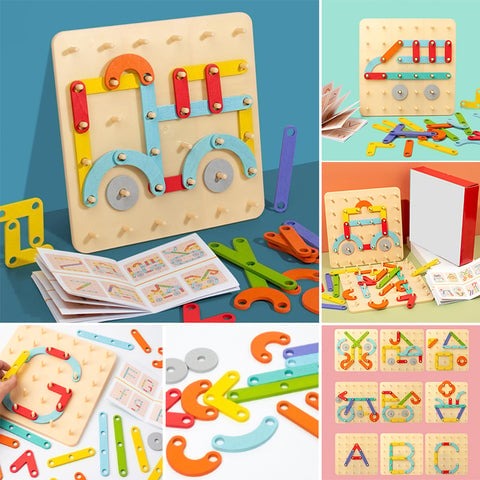 Learning Wood Shape Sorter Toy