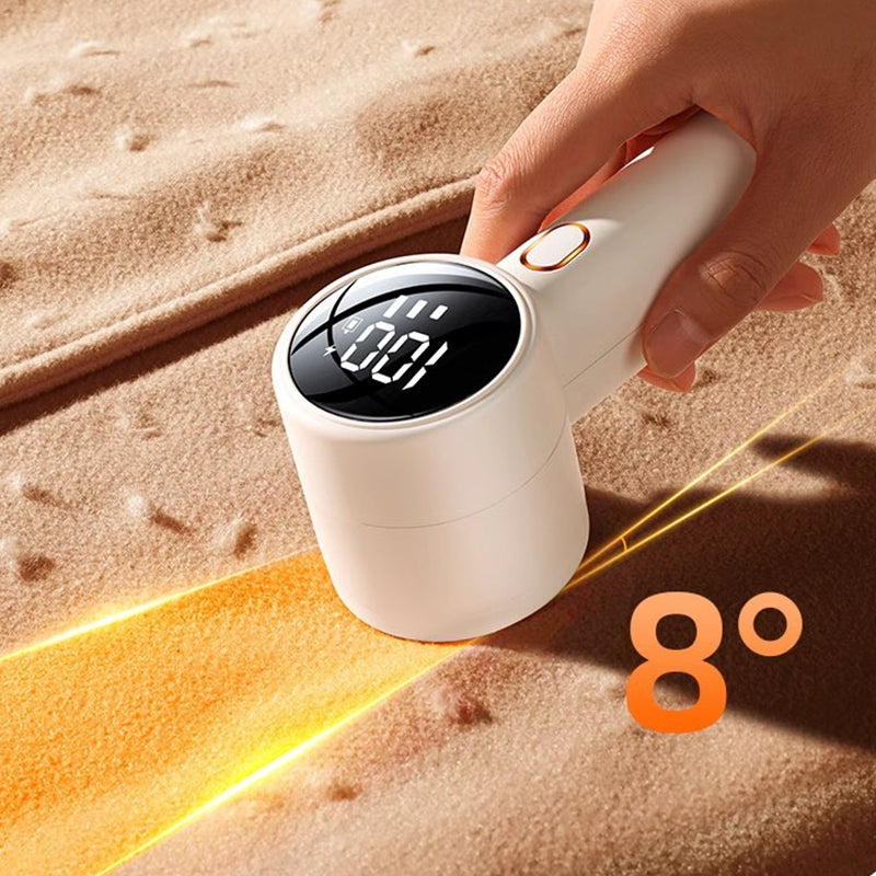 Compact Rechargeable Lint Remover with LED Display
